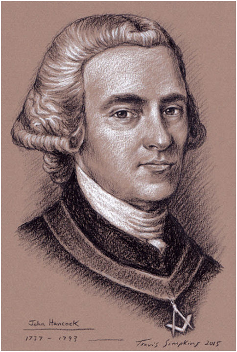 John Hancock, Freemason. St. Andrew's Lodge. Boston, MA, by Travis Simpkins 