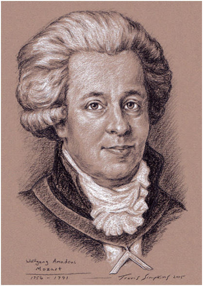 Wolfgang Amadeus Mozart. Freemason and Composer of Masonic Music, by Travis Simpkins 