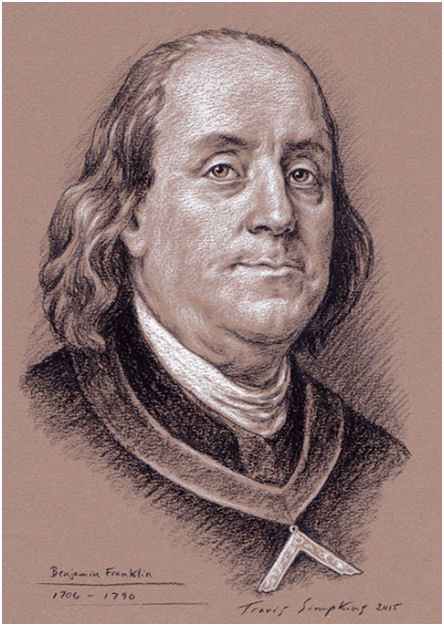 Benjamin Franklin. Statesman, Printer and Freemason, by Travis Simpkins 