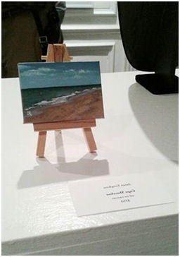 Janet Simpkins, 2x3 inch mini-painting 