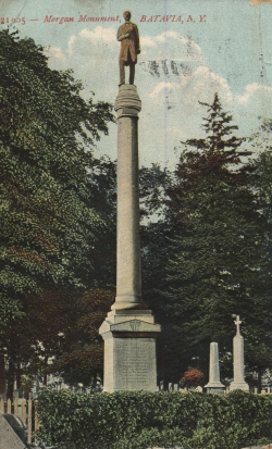 William Morgan monument in Batavia, New York