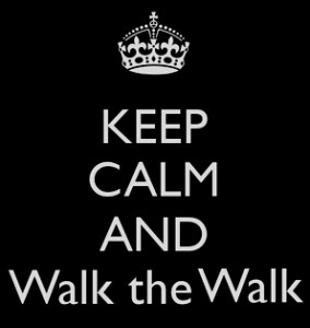 walk the walk