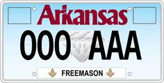 Freemason License Plate
