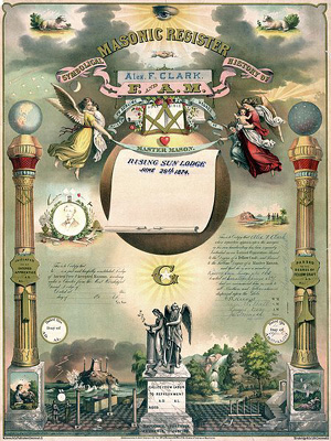 register, masonic paper, freemason history