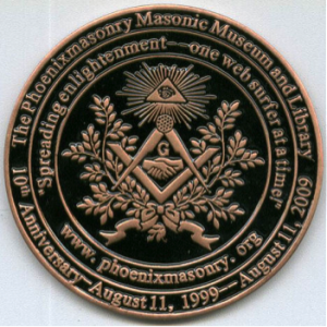 Phoenixmasonry’s 10 year anniversary medallion