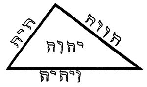 The Pythagorean Triangle as employed by the Ancient Hebrews.
