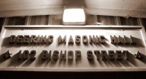 Deering Lodge, Freemasonry, masonic play