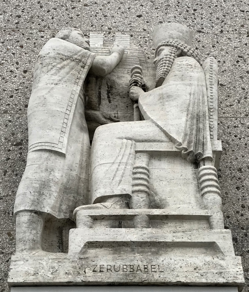 statue, Los Angeles, Zerubbabel, temple, builder