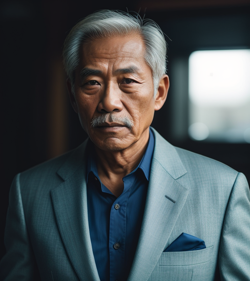 An older Asian male that represents the leadership of the lodge or grand lodge. 