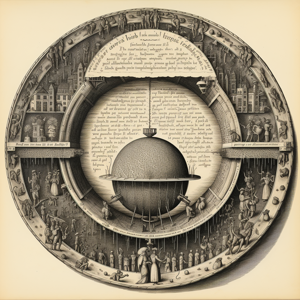 It is a serious thing to defame and belie a whole world; to speak of it as the abode of a poor, toiling, drudging, ignorant, contemptible race.  In the style of Robert Fludd.