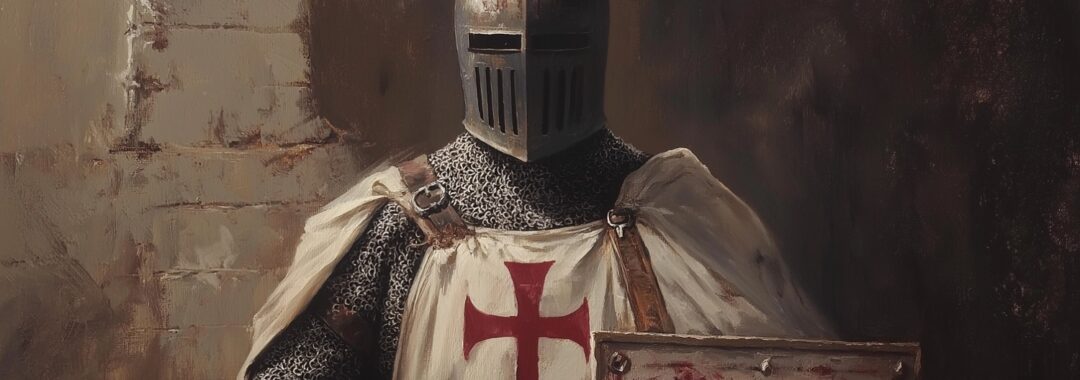 An interpretive image of what a Templar Knight might look like.